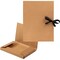 Brown Presentation Folders Bulk – 12-Pack Letter Size Kraft File Folders with String, Portfolio Folder, Office Supplies for Catalogs, Brochures, Resume, 12 x 9.25 Inches
